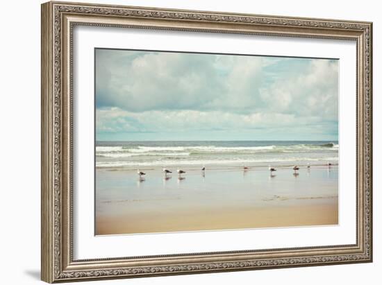 Beachcombing-Irene Suchocki-Framed Art Print