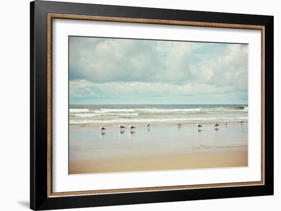 Beachcombing-Irene Suchocki-Framed Art Print