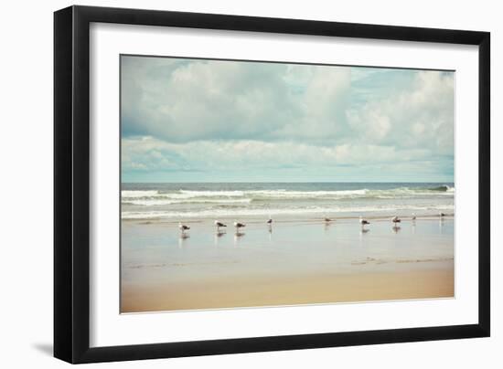 Beachcombing-Irene Suchocki-Framed Art Print