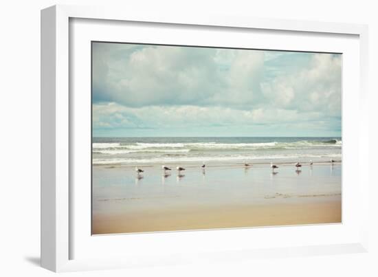 Beachcombing-Irene Suchocki-Framed Art Print