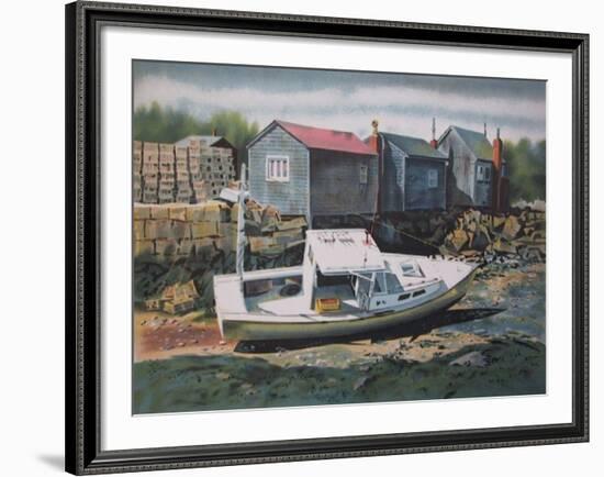 Beached Boat-Joseph Correale-Framed Collectable Print