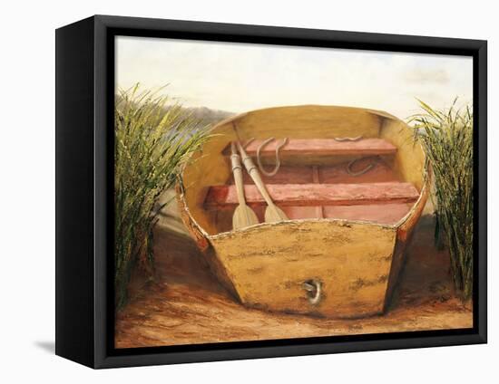 Beached Dinghy-Karl Soderlund-Framed Stretched Canvas