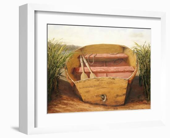 Beached Dinghy-Karl Soderlund-Framed Art Print