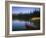 Beached Red Canoe, Sparks Lake, Central Oregon Cascades-Janis Miglavs-Framed Photographic Print