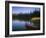 Beached Red Canoe, Sparks Lake, Central Oregon Cascades-Janis Miglavs-Framed Photographic Print