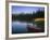 Beached Red Canoe, Sparks Lake, Central Oregon Cascades-Janis Miglavs-Framed Photographic Print