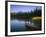 Beached Red Canoe, Sparks Lake, Central Oregon Cascades-Janis Miglavs-Framed Photographic Print