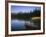 Beached Red Canoe, Sparks Lake, Central Oregon Cascades-Janis Miglavs-Framed Photographic Print