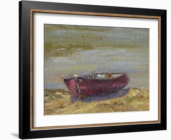 Beached Red-Marilyn Wendling-Framed Art Print