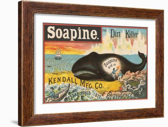 Beached Whale Cleaned by Soapine-null-Framed Art Print