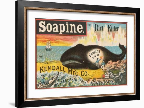 Beached Whale Cleaned by Soapine-null-Framed Art Print