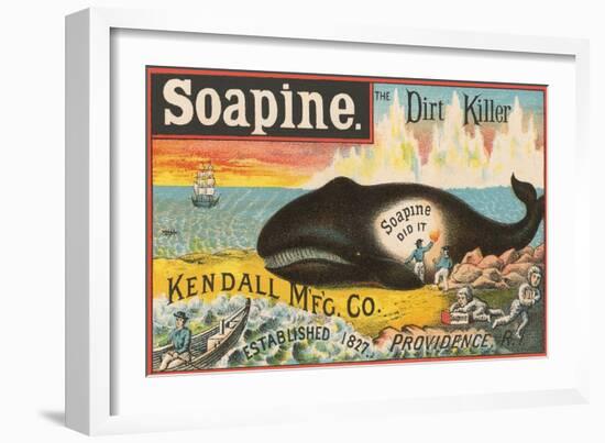 Beached Whale Cleaned by Soapine-null-Framed Art Print