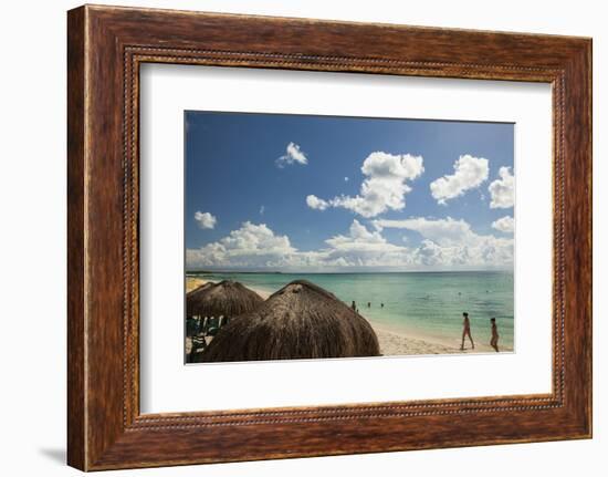 Beaches and Resorts on the West Side of Isla Cozumel, Mexico-Michel Benoy Westmorland-Framed Photographic Print