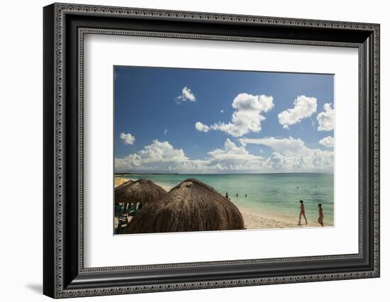 Beaches and Resorts on the West Side of Isla Cozumel, Mexico-Michel Benoy Westmorland-Framed Photographic Print