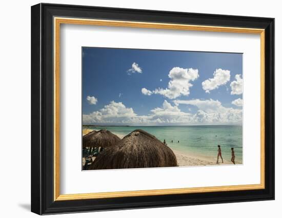 Beaches and Resorts on the West Side of Isla Cozumel, Mexico-Michel Benoy Westmorland-Framed Photographic Print