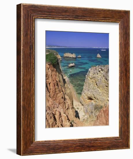 Beaches Near Lagos, Algarve, Portugal, Europe-Gavin Hellier-Framed Photographic Print