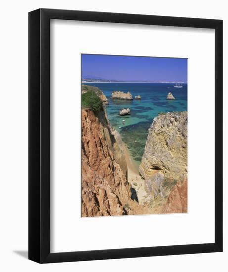 Beaches Near Lagos, Algarve, Portugal, Europe-Gavin Hellier-Framed Photographic Print