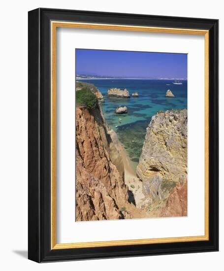 Beaches Near Lagos, Algarve, Portugal, Europe-Gavin Hellier-Framed Photographic Print