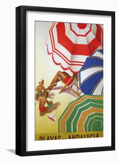 Beachesof Andalucia-null-Framed Giclee Print