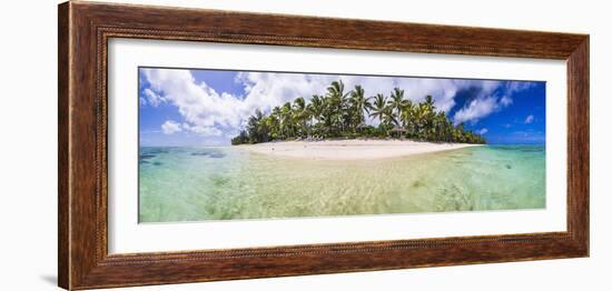 Beachfront at Royale Takitumu Luxury Villas, South Pacific Ocean-Matthew Williams-Ellis-Framed Photographic Print