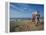 Beachfront, Charleston Beach, Rhode Island, USA-Walter Bibikow-Framed Premier Image Canvas