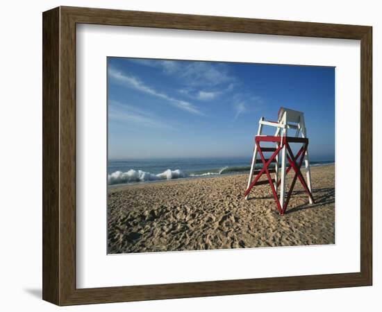 Beachfront, Charleston Beach, Rhode Island, USA-Walter Bibikow-Framed Photographic Print