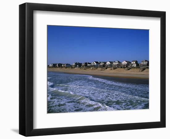 Beachfront Homes, Atlantic, Nags Head-Barry Winiker-Framed Photographic Print