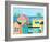 Beachfront Property 1-Jan Weiss-Framed Art Print