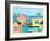 Beachfront Property 1-Jan Weiss-Framed Art Print