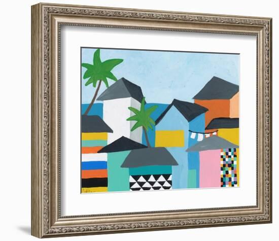 Beachfront Property 3-Jan Weiss-Framed Art Print