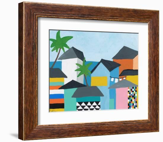 Beachfront Property 3-Jan Weiss-Framed Art Print