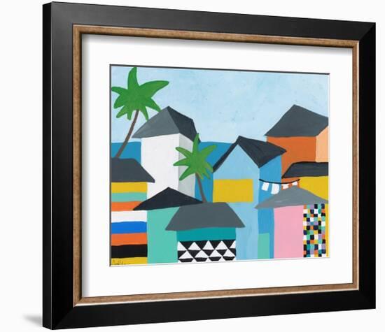 Beachfront Property 3-Jan Weiss-Framed Art Print