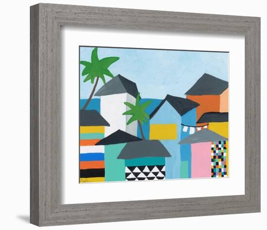 Beachfront Property 3-Jan Weiss-Framed Art Print