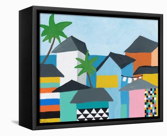 Beachfront Property 3-Jan Weiss-Framed Stretched Canvas