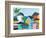 Beachfront Property 3-Jan Weiss-Framed Art Print