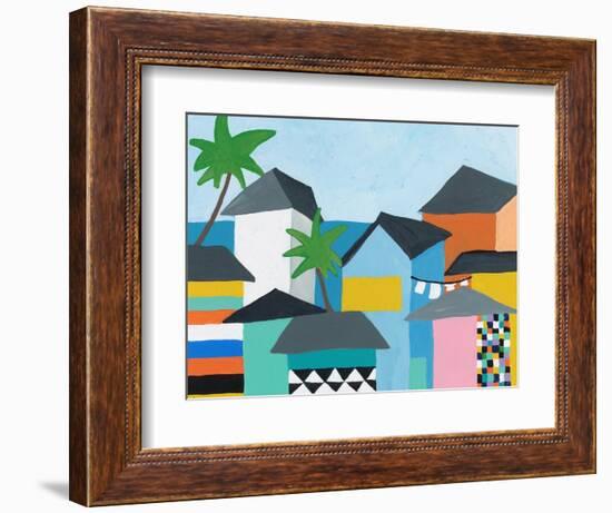 Beachfront Property 3-Jan Weiss-Framed Art Print