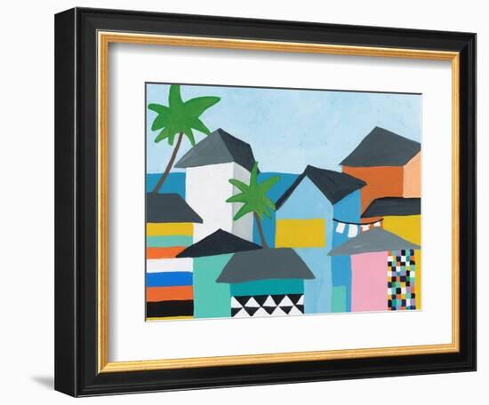 Beachfront Property 3-Jan Weiss-Framed Art Print