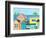 Beachfront Property One-Jan Weiss-Framed Art Print