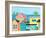 Beachfront Property One-Jan Weiss-Framed Art Print