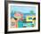 Beachfront Property One-Jan Weiss-Framed Art Print