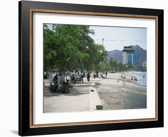 Beachfront, Santa Marta, Magdalana District, Colombia, South America-Jane O'callaghan-Framed Photographic Print