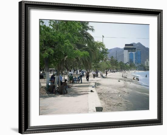 Beachfront, Santa Marta, Magdalana District, Colombia, South America-Jane O'callaghan-Framed Photographic Print