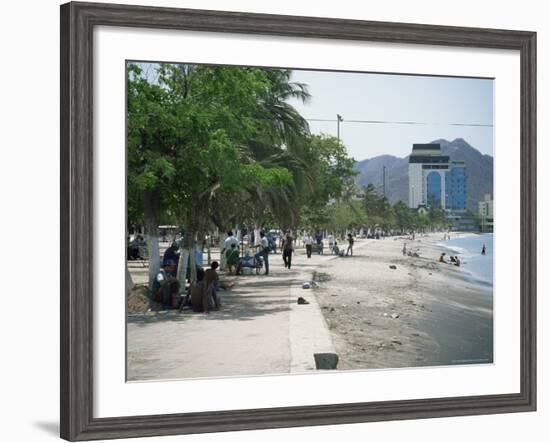 Beachfront, Santa Marta, Magdalana District, Colombia, South America-Jane O'callaghan-Framed Photographic Print