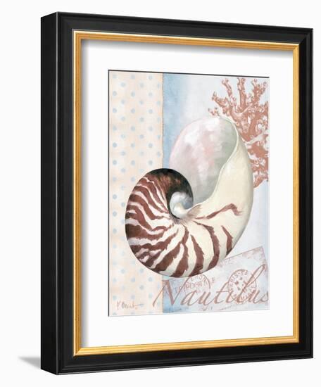 Beachhouse Blue III-Paul Brent-Framed Art Print