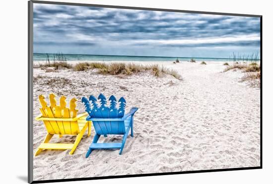 Beaching It-Mary Lou Johnson-Mounted Photo