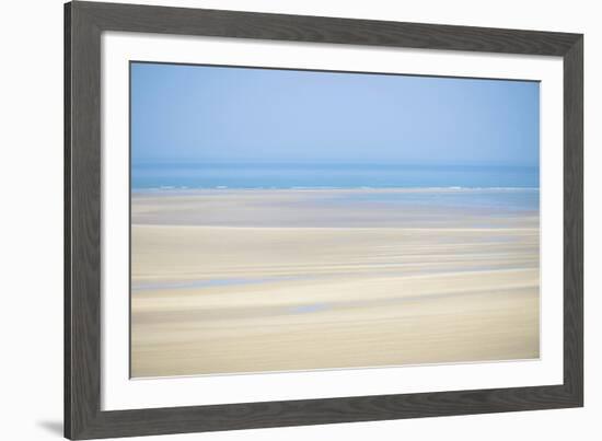 Beachscape Calm-Ella Lancaster-Framed Giclee Print