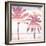 Beachscape Palms III Pink Purple-Michael Mullan-Framed Art Print