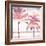 Beachscape Palms III Pink Purple-Michael Mullan-Framed Art Print