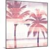 Beachscape Palms III Pink Purple-Michael Mullan-Mounted Art Print