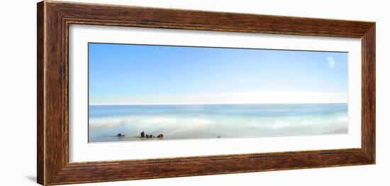 Beachscape Panorama IX-James McLoughlin-Framed Photographic Print